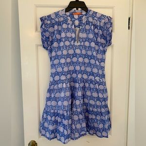 Oliphant roll sleeve dress